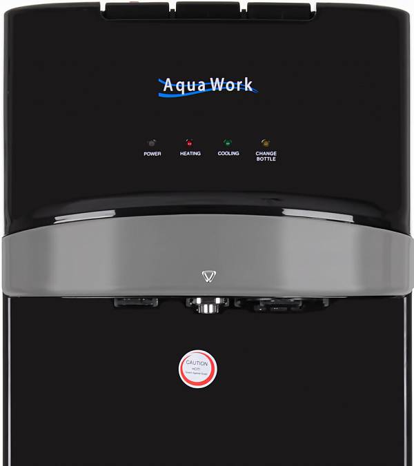 Кулер для воды Aqua Work 73-LS черный с нижней загрузкой бутыли компрессорный