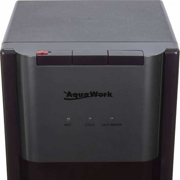 Кулер для воды Aqua Work 44-LS графит с нижней загрузкой бутыли компрессорный
