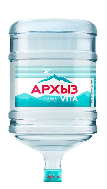 Архыз Vita 19 л НЕГАЗ оборотная горная природная питьевая 3+